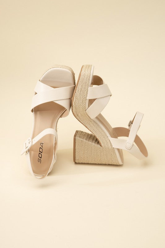 ESPADRILLE SANDAL HEELS