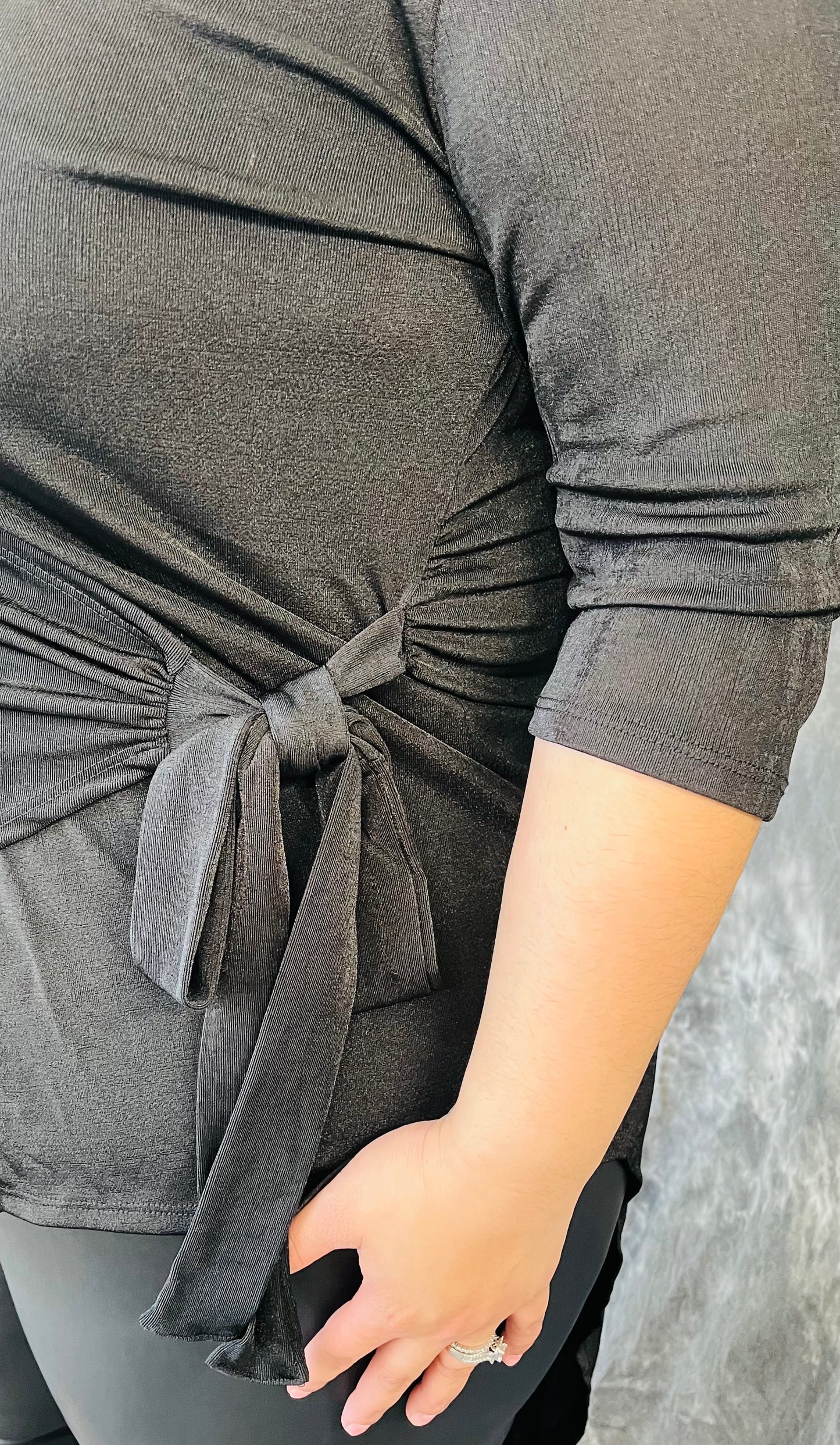 V neck plus size tunic top