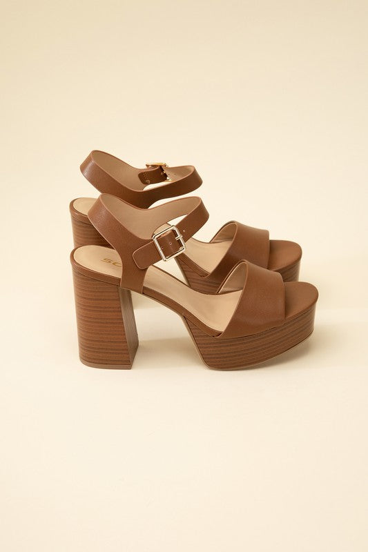 PLATFORM SANDAL HEELS