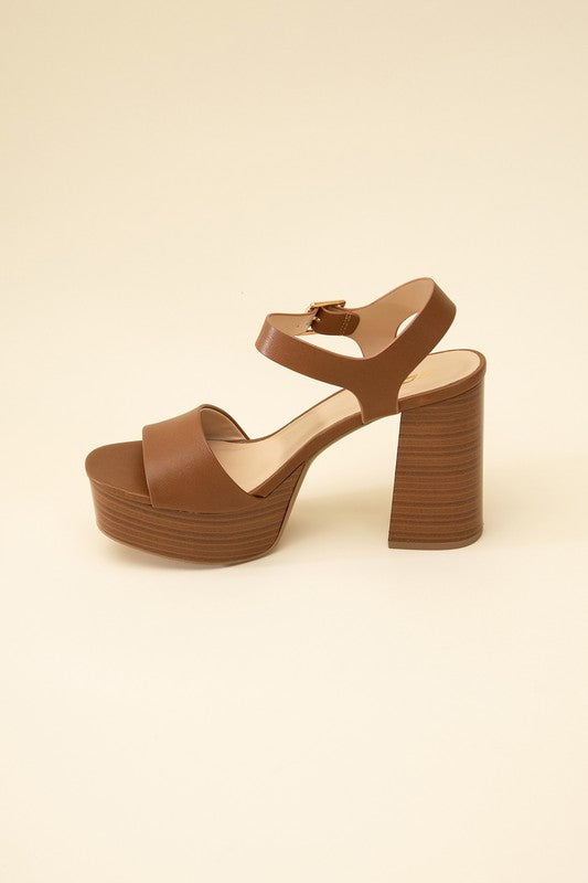 PLATFORM SANDAL HEELS