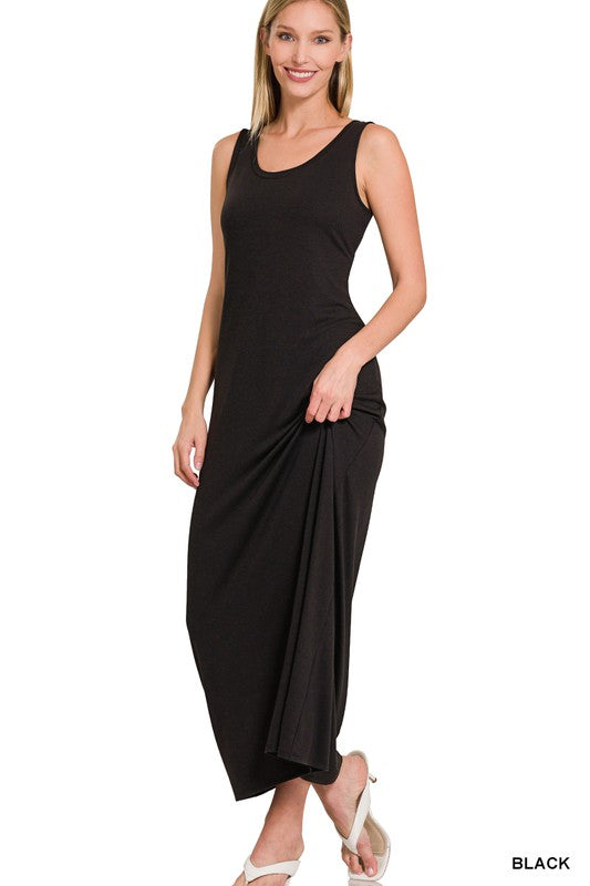 SLEEVESS MAXI DRESS