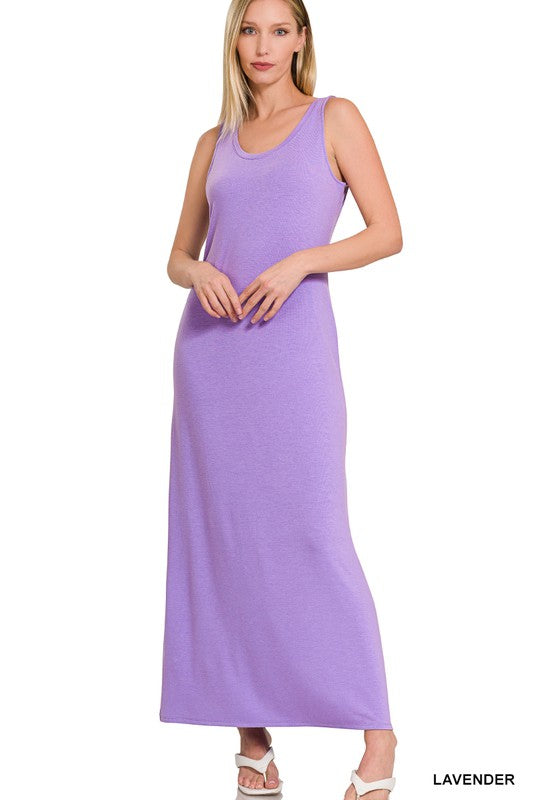 SLEEVESS MAXI DRESS