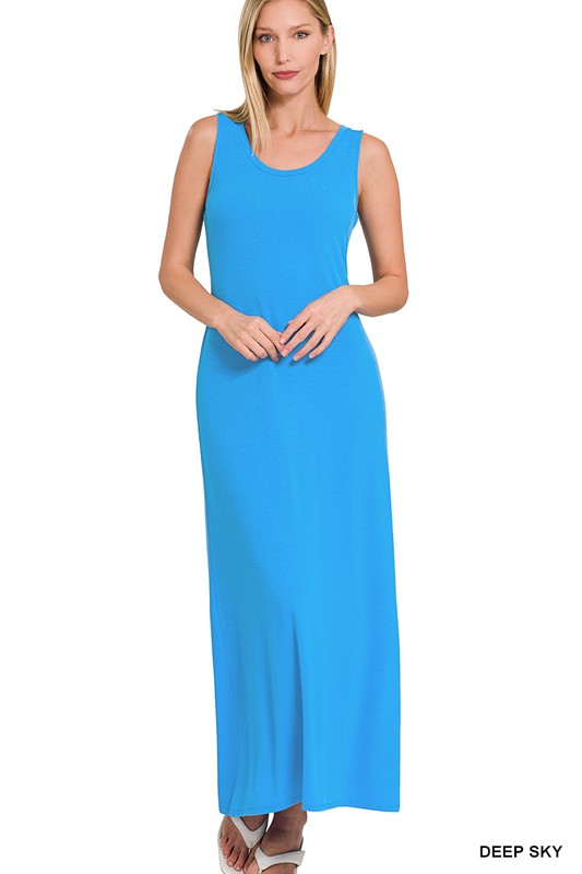 SLEEVESS MAXI DRESS