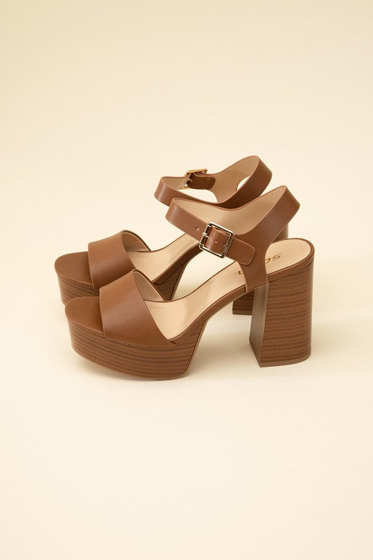 PLATFORM SANDAL HEELS