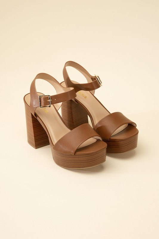 PLATFORM SANDAL HEELS