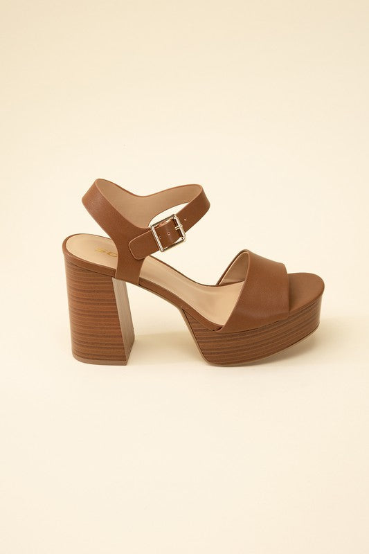 PLATFORM SANDAL HEELS