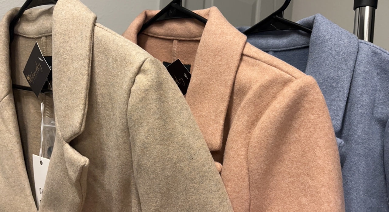 Tailored Detail JQ Fleece Coat- Multiple Colors