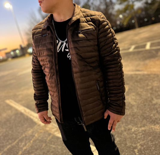Men Suede Jacket