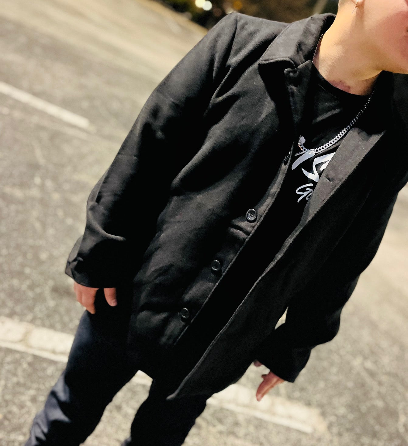 Single Breasted Men's Coat