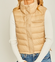 High Neck Vest - Multiple Colors