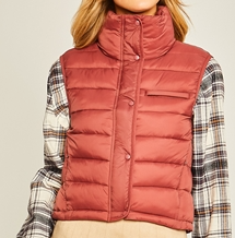 High Neck Vest - Multiple Colors