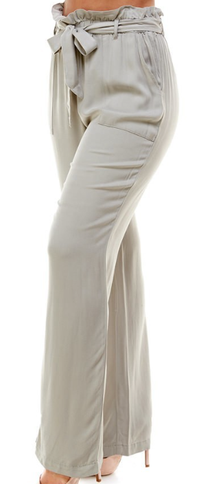 Wide Leg Rayon Pants