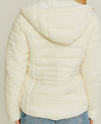 Reversible Puffer Hooded Jacket