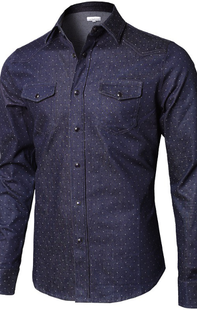 Premium Denim Long Sleeve Shirts