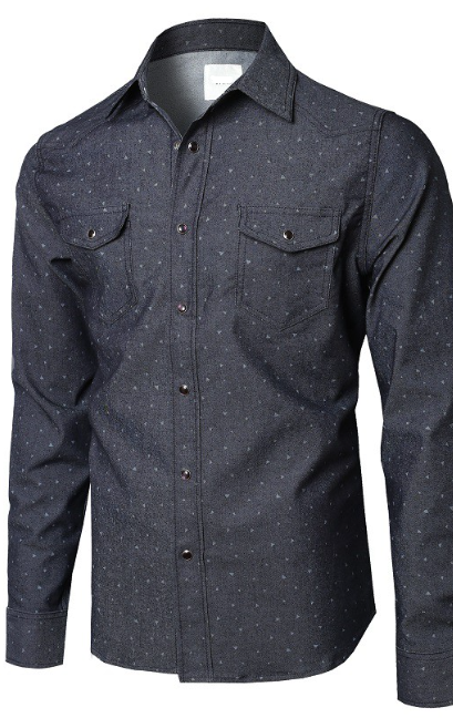Premium Denim Long Sleeve Shirts