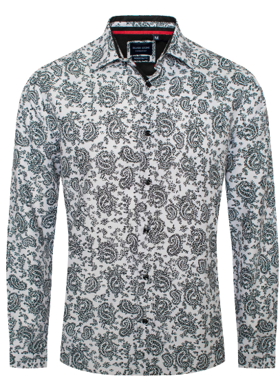MEN'S PRINTED LONG SLEEVE SHIRT