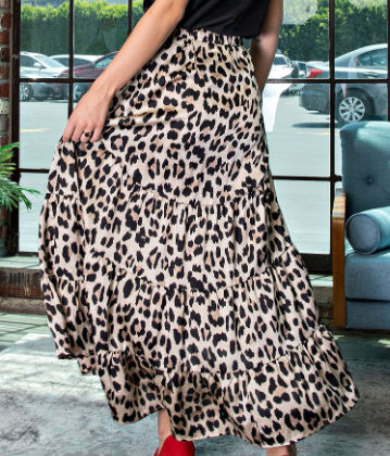 ANIMAL PRINT SKIRT