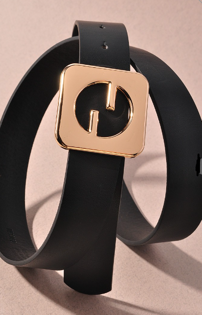 SQUARE BUCKLE BELT - Multiple Colors