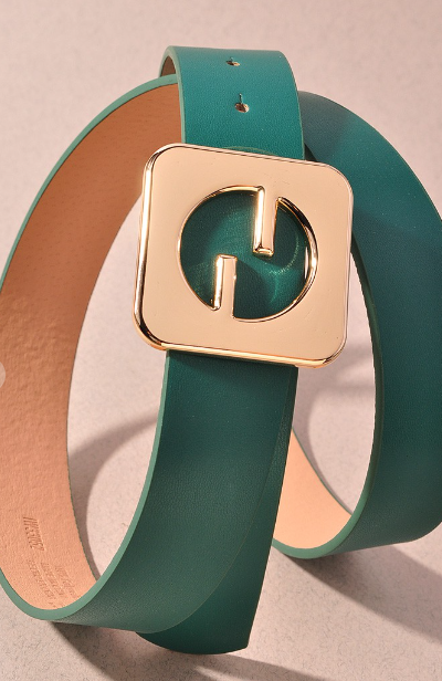 SQUARE BUCKLE BELT - Multiple Colors