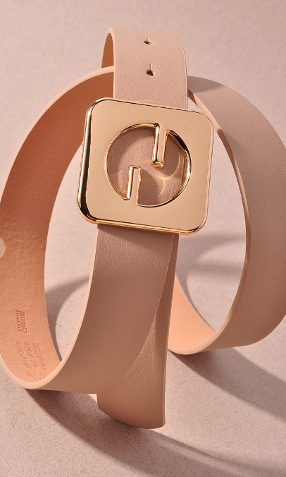 SQUARE BUCKLE BELT - Multiple Colors