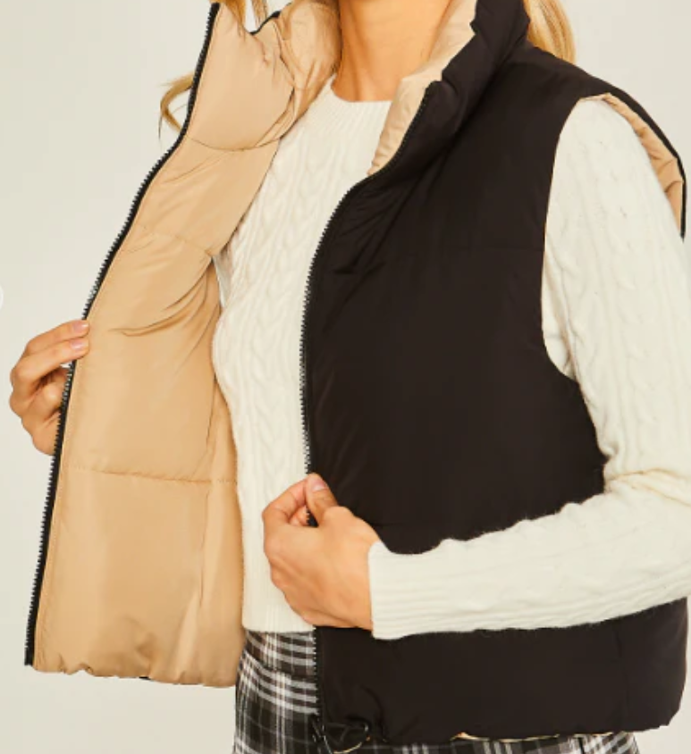 Woven Reversible Vest