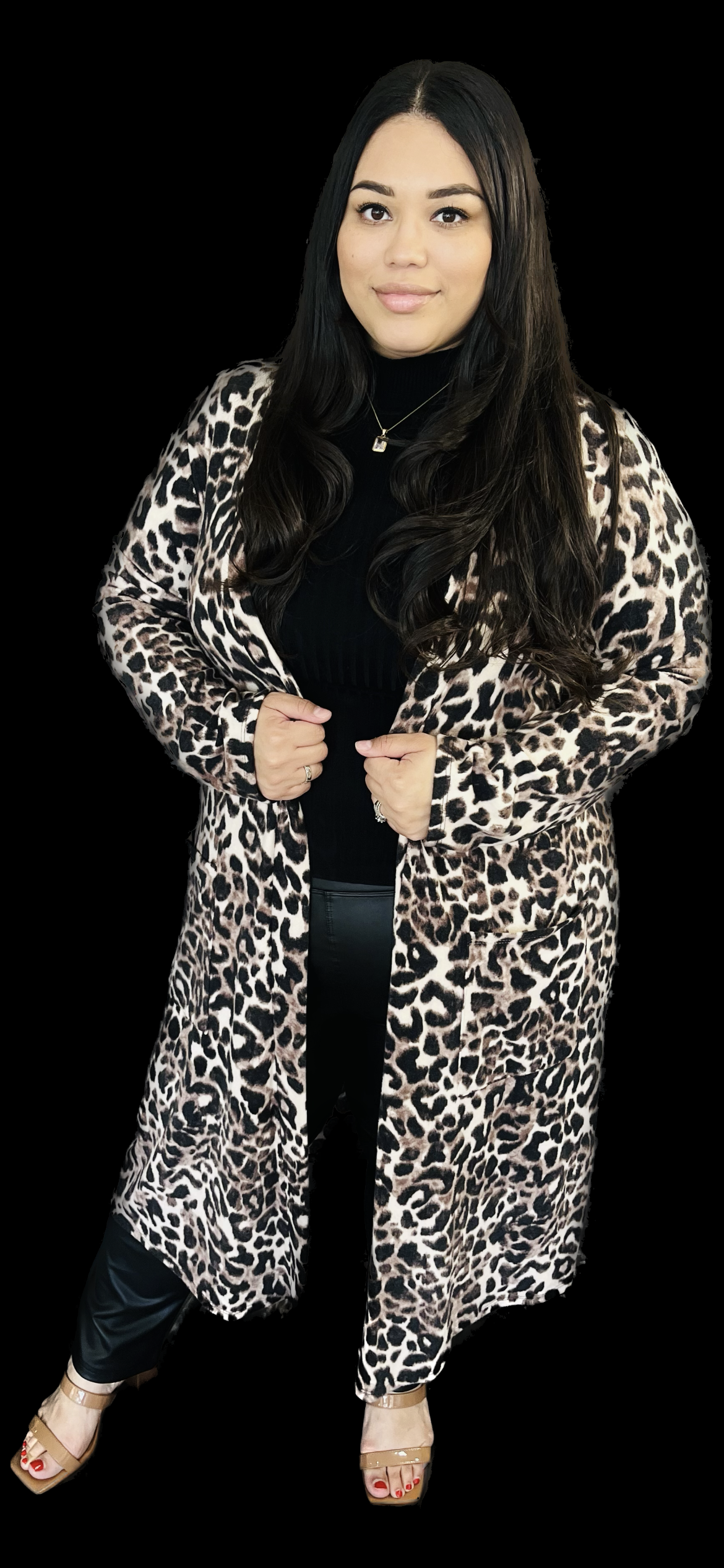 Animal Print Cardigan