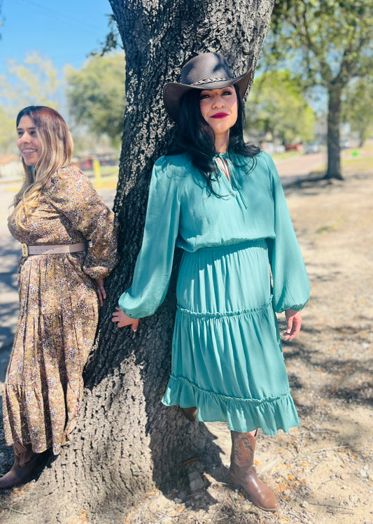 Long Sleeves Short Dress